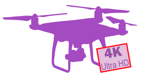 denux productions logo drone