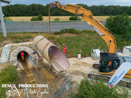 pilote de drone orleans tours blois bourges chartres region centre pour prestation photo et video de suivi de chantier - btp - batiment - demolition
