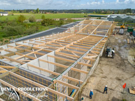 pilote de drone orleans tours blois bourges chartres region centre pour prestation photo et video de suivi de chantier - btp - batiment - demolition