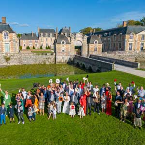 Pilote drone Orléans - sologne pour mariage : prestation en photo et vidéo -wedding drone pilot